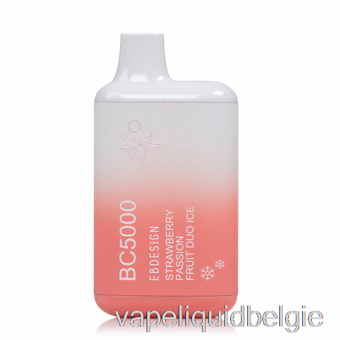 Vape-vloeistof Bc5000 Wegwerp Aardbei-passievrucht Duo-ijs